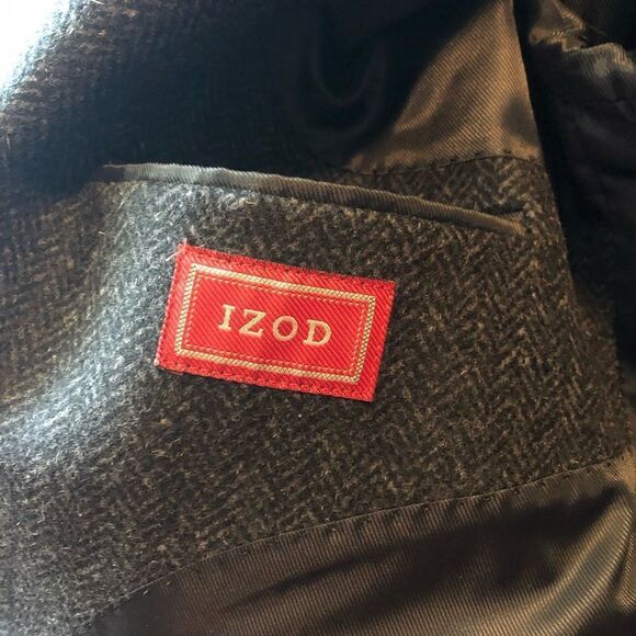 NWT! IZod wool blend coat. Size 44 short. - Picture 5 of 11